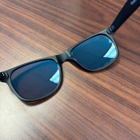 Shady Rays- Classic Timber Black Ocean Polarized Sunglasses - Picture 4 of 13